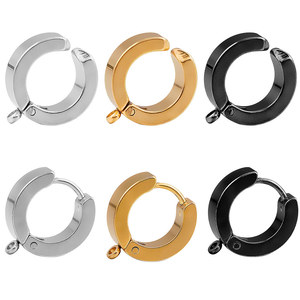 Anneau de soudure de <span class=keywords><strong>pince</strong></span> de cosse d'or plaqué sous vide d'acier inoxydable <span class=keywords><strong>pour</strong></span> des boucles d'oreilles de bricolage faisant des accessoires de bijoux - Product Image 6