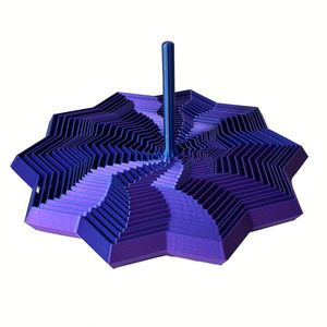 Durable Stress Relief Sensory Twist Star Christmas Decor Screw Tower Magic Flexible Articulated 3D Printing Toy - Product Image 5