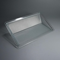 BO-GLASS Couvercle en verre de remplacement prismatique personnalisé résistant aux intempéries pour le pack mural aux halogénures métalliques Retrofit LED chinois pour couvertures lumineuses