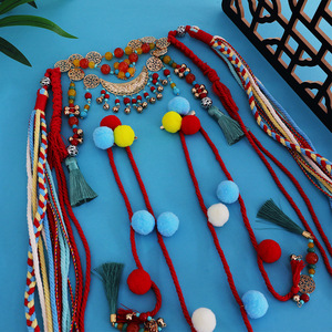 Adorno para la frente de mujer tibetana Yujintang, al estilo de las celebridades de internet de Xishuangbanna, estilo étnico grandioso - Product Image 5