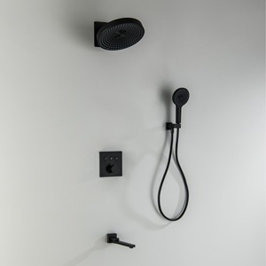 Set <span class=keywords><strong>Doccia</strong></span> Termostatico a Incasso con LED, Apertura a Spirale Doppia, Rame Puro, Acqua Calda/Fredda, Vendita Diretta dalla Fabbrica - Product Image 3