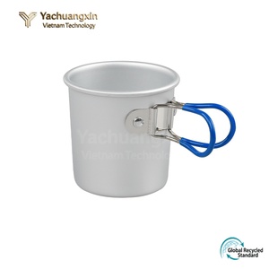 Wholesale <b>Camping</b> Folding Aluminum Alloy 150ml Portable Lightweight Coffee Mug for Outdoor Use - Product Image 6