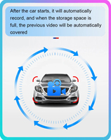 CVBS/720/1080P 360 °   Caméra panoramique pour voiture compatible Android, caméra panoramique grand angle universelle haute définition avec vision nocturne
