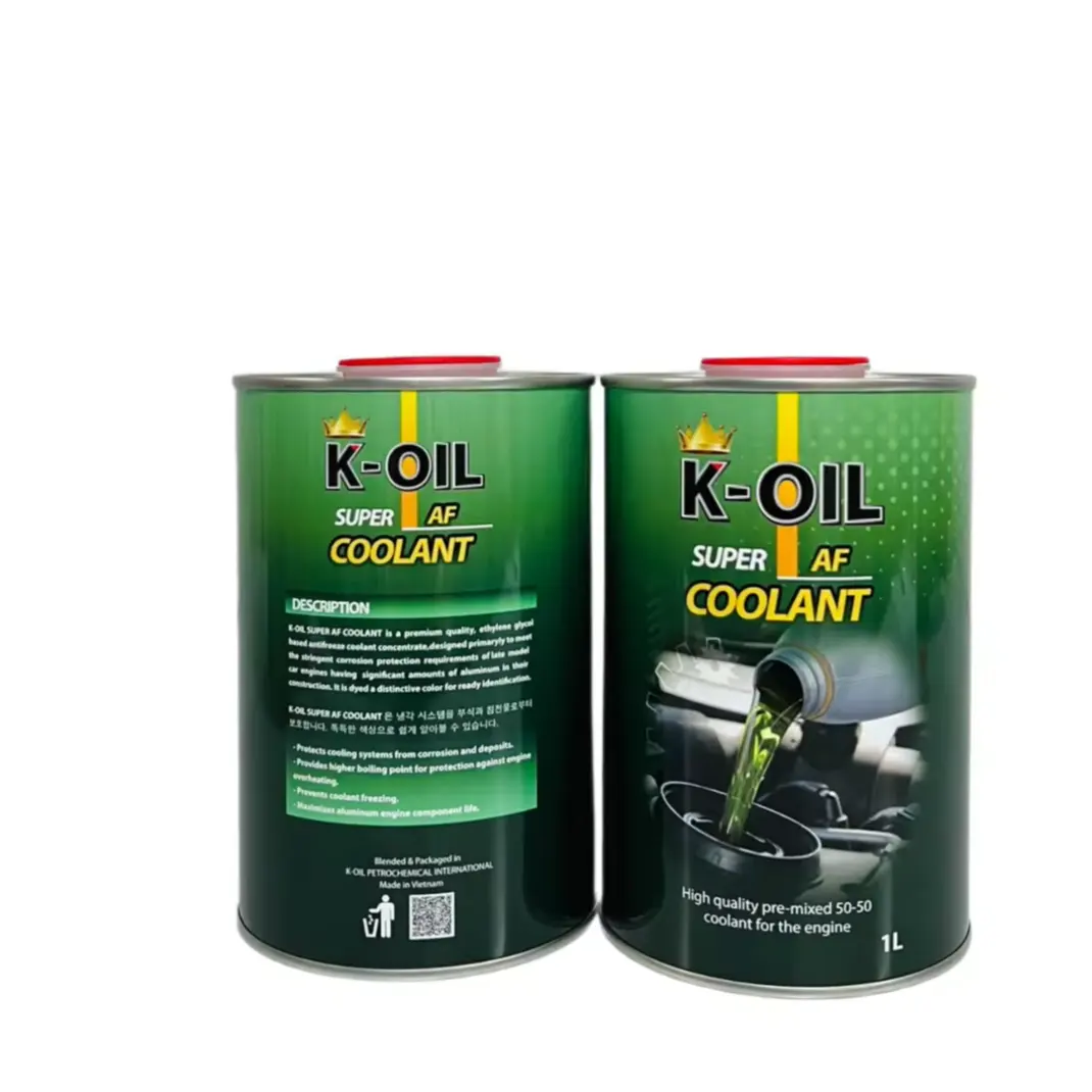 K-OIL SUPER COOLANT AF hohe Leistung hohe Qualität Bestseller 50-50 Ethylenglykol Vietnam-Fabrik