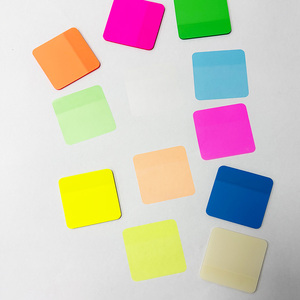 맞춤형 방수 투명 접착 메모지 둥근 모서리 메시지 라벨 학생용 메모 패드 - Product Image 2