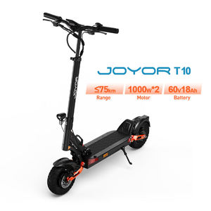 Trottinette Électrique pour Adultes JOYOR <span class=keywords><strong>T10</strong></span> 2025, Double Moteur 1000W*2, Tout-Terrain, Pliable, Frein à Huile, Double Suspension - Product Image 4