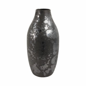 Vase ovale classique en céramique, poterie moderne mouchetée, pour la décoration de salon, chambre à coucher, présentation et mise en valeur. - Product Image 3