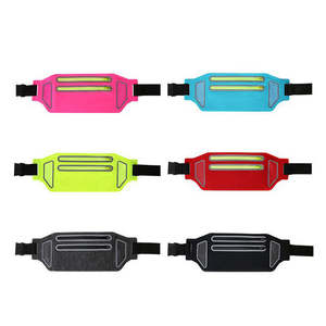 Ceinture <span class=keywords><strong>de</strong></span> <span class=keywords><strong>sport</strong></span> réfléchissante imperméable <span class=keywords><strong>de</strong></span> nouvelle conception ODM, sac banane pour téléphone portable, sac <span class=keywords><strong>de</strong></span> course à pied - Product Image 6