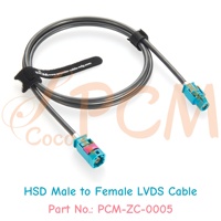Cable HSD macho a hembra LVDS Original Rosenberger HSD 535 de 2 a 1 Cable de 4 núcleos Dacar blindado para BMW