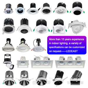 LEDEAST LX-BKTWBK Projecteur mural encastré non orientable, contrôle intelligent Tuya, éclairage <span class=keywords><strong>LED</strong></span> pour hôtel et salon - Product Image 6