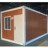 Unités de logement conteneurisées en panneaux sandwich préfabriqués pour stockage souterrain, avec structure en acier léger et conception pliable, à vendre