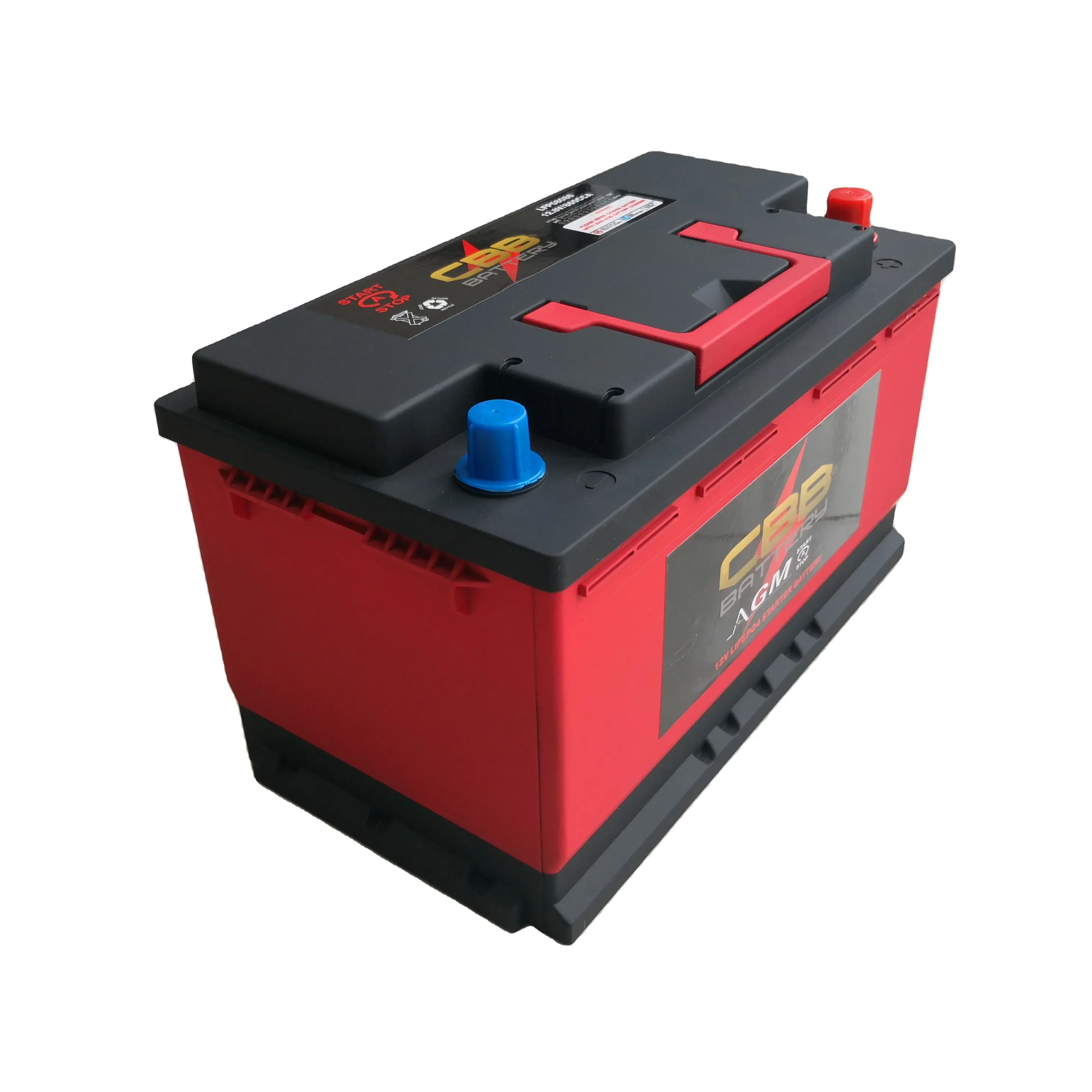 rechargeable free maintenance Lithium stater car battery 12.8V60Ah for racing car