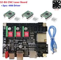 YouQi MKS DLC32 V2.1 grbl carte contrôleur 3 axes carte de contrôle 32 bit ESP32 Compatible CNC Shield UNO R3 pour Laser