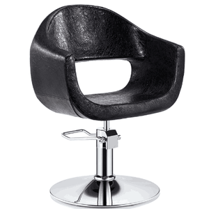 Mobili da salone reclinabili personalizzati sedia da barbiere nera di alta qualità per parrucchieri <span class=keywords><strong>donne</strong></span> e uomini - Product Image 1