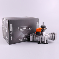 Moteur à essence pour modèle d'avion EPHIL XG-40cc-T PRO, tête chaude, démarrage électrique, bicylindre en opposition, aile fixe