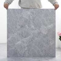 Plancher en PVC stratifié imprimé imitation marbre SPC pour chambre, bureau, cuisine, hôtel avec installation par clipsage