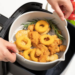 Household Reusable <b>Pot</b> Insert Silicone Baking Mold Air Fryer Liners <b>Set</b> for Tower Basket Silicone <b>Pan</b> Baking Dishes & <b>Pans</b> - Product Image 4