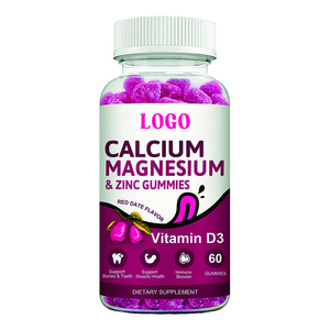 Complément de calcium et de magnésium, gommes au magnésium apaisantes pour enfants, gommes au magnésium <span class=keywords><strong>anti</strong></span>-<span class=keywords><strong>stress</strong></span> pour un meilleur sommeil - Product Image 1