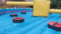Easyfun - Prix usine - Jeu gonflable Wipeout Toxic Meltdown 5m-8m pour location de carnaval pour adultes