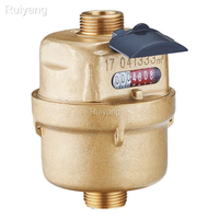Class B Volumetric Piston Liquid Sealed Water Meter High Performance Customizable Packing DN15-20mm for Household Use
