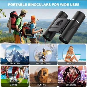 Venta caliente potente 500x25 binoculares compactos plegables de largo alcance con alcance impermeable diario para turismo telescopio turístico - Product Image 5