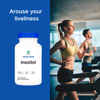 Capsules de Myo-Inositol Premium 500mg, Complément Alimentaire en Inositol, Gélules, Gommes, Poudre, Fournisseur OEM