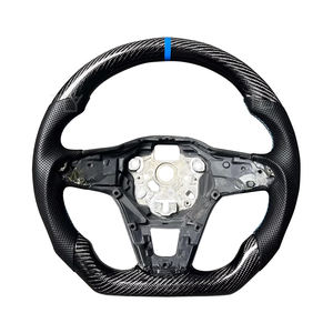 Volante Personalizzato in Vera Fibra di Carbonio per Volkswagen Vw <span class=keywords><strong>Golf</strong></span> <span class=keywords><strong>8</strong></span> GTI R Accessorio Auto di Alta Qualità - Product Image 2