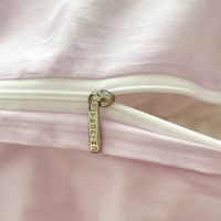 Ensemble de literie 4 pièces en coton biologique 100% européen de luxe, taille King, toutes saisons, écologique, imprimé géométrique, housse de couette moderne