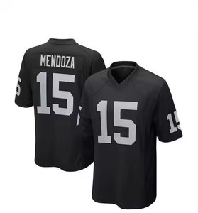 Groothandel herentruien 2026 Las Vegas 15 # Fernando Mendoza 2 # Jean-Ty 98 # Crosby Limited Jersey American Football Geborduurde Jersey - Product Image 2