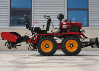 Fabricant de machine à moissonner 25hp 35hp 50hp 80hp petit tracteur de tondeuse à gazon mini tracteur à chenilles de ferme de jardin