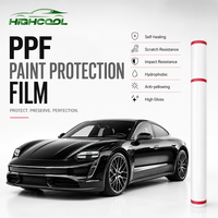 HIGHCOOL Auto TPU PPF Folie 1,52*15m Dicke Transparente Selbstheilende Anti-Kratz-Lackschutzfolie für Automobile