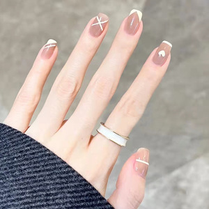 Faux <span class=keywords><strong>Ongles</strong></span> Acryliques Ballerine à Coller Sur Mesure en Gros OEM <span class=keywords><strong>pour</strong></span> Femmes - Product Image 3