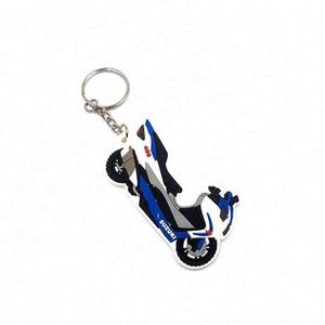 Hot Selling Custom 2D Pvc Keychain Silicone <b>Key</b> <b>Chain</b> Promotional Soft <b>Rubber</b> Keyring - Product Image 3