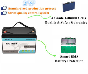 Waterproof 100ah 200ah 150ah Energy Storage 12v <b>Lithium</b> <b>Battery</b> Ion <b>Batteries</b> - Product Image 3