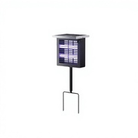 Piège à insectes électrique portable avec lumière LED, lampe anti-moustiques, étanche, piles incluses