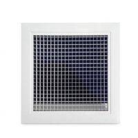 Grille d'aération carrée en alliage d'aluminium pour climatisation, style alvéolé, vente en gros usine