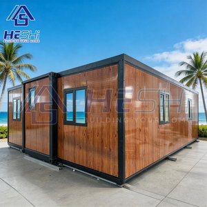 Casa Contenedor Prefabricada Expandible con Estructura de Acero de 20 y 40 Pies, Vivienda Plegable de 1, 2, 3, 4 y 5 Dormitorios, Construcción de Vivienda Pequeña - Product Image 2