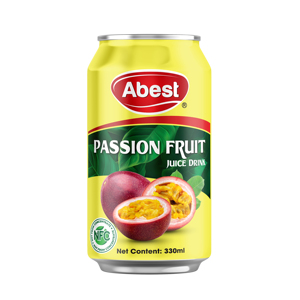Boissons d'été saines, fabrication OEM/ODM au Vietnam, jus Abest, saveur de fruit de la passion, 330 ml/boîte (en conserve) - Product Image 2