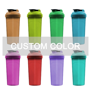 Customizable <strong>Protein</strong> <strong>Shaker</strong> Bottle Leak Proof BPA Free Plastic Gym <strong>Shaker</strong> Custom Logo Easy Carry Bottle for Gym Work - Product Image 4