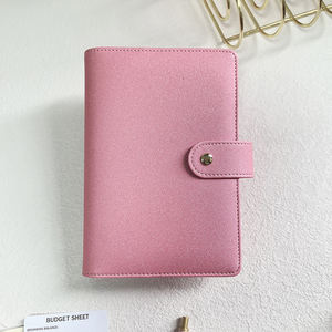 Vente en gros directe usine : Classeurs à anneaux A6 en cuir doré de luxe, organisateurs de budget, couvertures de planificateur et classeurs pour enveloppes de trésorerie - Product Image 3