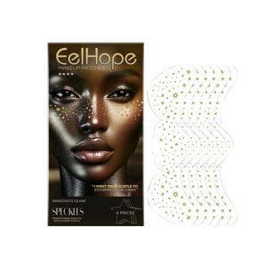 Eelhope Glitter lentiggini adesivi per il trucco del viso creano facilmente prodotti per il trucco del viso con punto di bellezza naturale - Product Image 1
