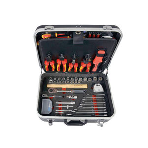 OEM 92 pièces, coffret universel en ABS et aluminium, comprenant des limes, des <span class=keywords><strong>ciseaux</strong></span>, des clés mixtes, des tournevis et un ensemble d'outils de menuiserie - Product Image 4