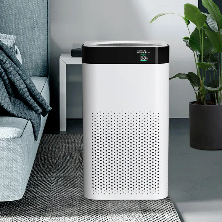 Kinscoter New Trending Smoke PM2.5 Hepa Filter H13 Negative Ion Portable Air Cleaner Home Air Purifier