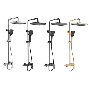 <b>Shower</b> Set With 310mm Rain <b>Shower</b> <b>Head</b> And 270mm Storage Platform For Bathroom Hotel Use - Product Image 2