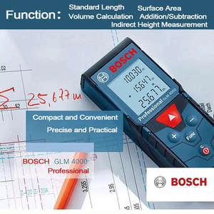 Medidor Láser Profesional <span class=keywords><strong>Bosch</strong></span> GLM4000, 0.05-40M, Medidor de Distancia Láser <span class=keywords><strong>Digital</strong></span>, Retroiluminación Automática, Almacenamiento, Telémetro Láser - Product Image 2