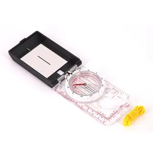 Survival Hiking Camping Multi-function Compass with Magnifier and Ruler Mirror Scale Navigat Car Map Compass