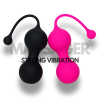 Dual-Motor Hochvibrations-App-gesteuertes Wasserdichtes Aufladbares Vibrierendes Erwachsenen-Sexspielzeug Vaginalkugel Analmasturbator