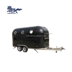High End Stainless Steel Food Trailer Luxury Bread Cart Sweet Snack Pastry Candy Food Truck For Night Market Snacks - Product Image 3
