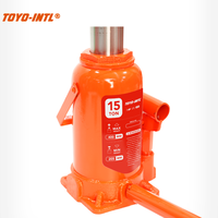 Cric hydraulique à bouteille à faible hauteur de type HBJ TOYO-INTL, cric hydraulique manuel à mâchoire basse