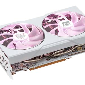 การ์ดจอ PowerColor Hell Hound Sakura <span class=keywords><strong>Radeon</strong></span> <span class=keywords><strong>RX</strong></span> <span class=keywords><strong>6650</strong></span> <span class=keywords><strong>XT</strong></span> 8GB GDDR6 พัดลมคู่ ระบายความร้อนได้ดี สำหรับเล่นเกมส์บนคอมพิวเตอร์เดสก์ท็อป - Product Image 4